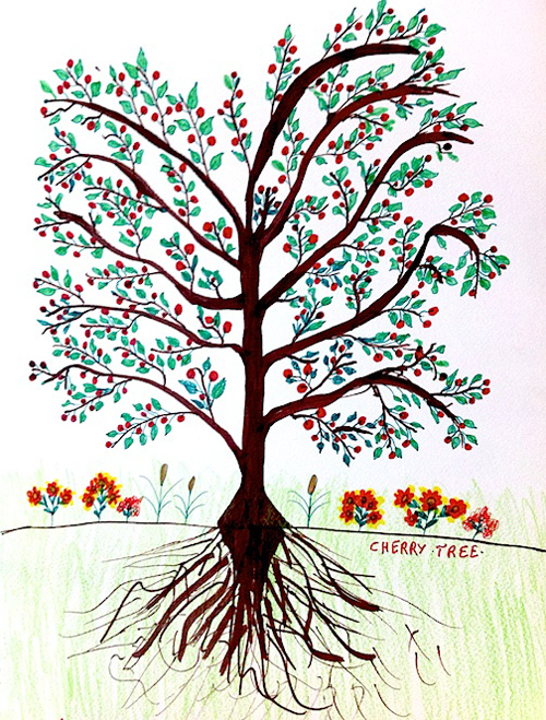 "Cherry Tree" (2011) by Mihael Kyriakakis.